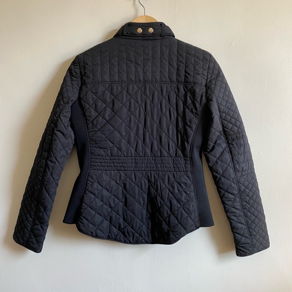 NY&Co Black Quilted Zip up Jacket XS - Picture 8 of 10
